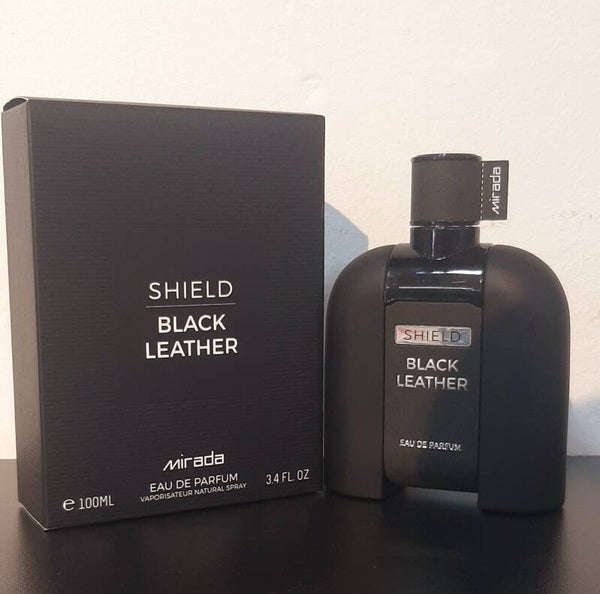 SHIELD BLACK LEATHER MIRADA