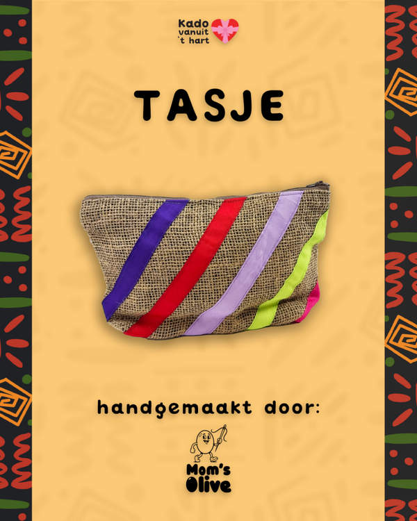 Tropische Jute Toilettas