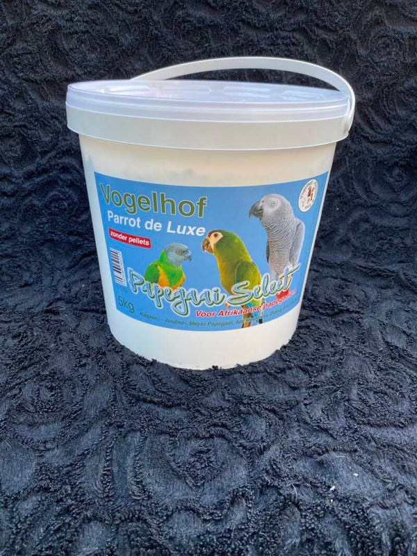 Papegaai select 5 kilo zonder pellets