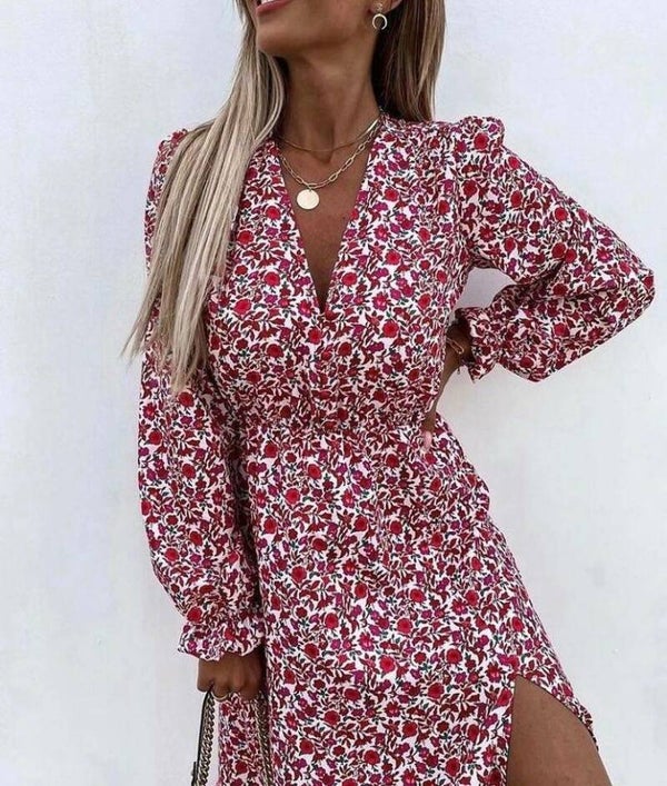 Red Flower Dress (Art.Nr.032)