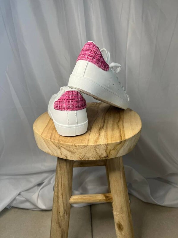 Sneakers Wit/Roze (Art.Nr.131)
