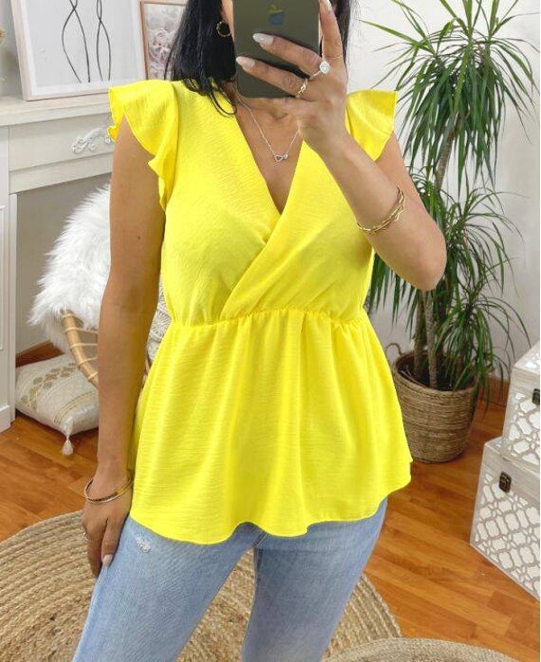 Blouse geel  (Art.Nr.167)