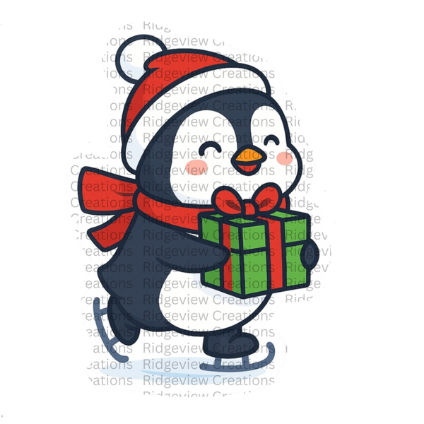 Ice Skating Penguin