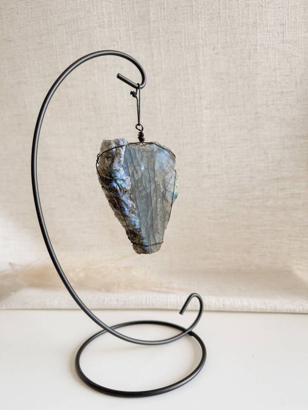 Labradoriet ruw aan houder