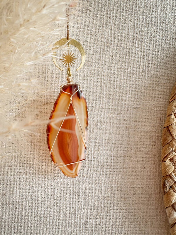 Agaat schijfje twist