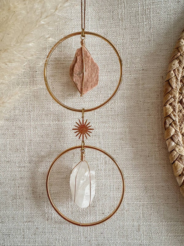 I am safe met maansteen en bergkristal twist