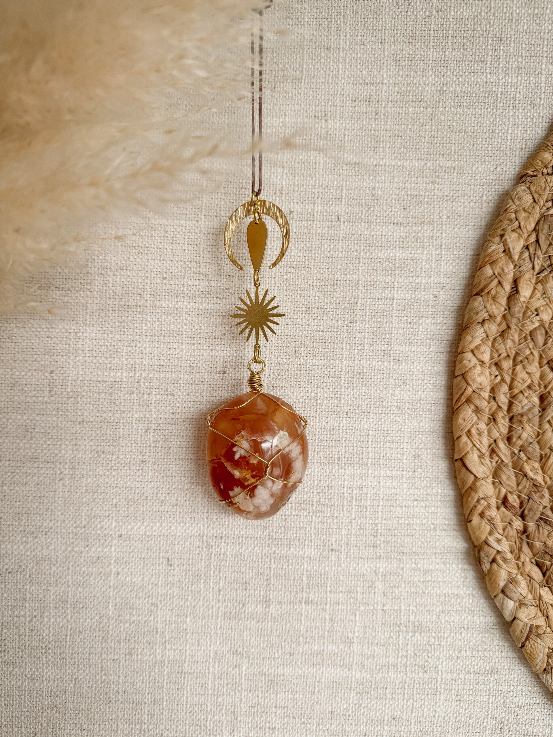 Bloemagaat hanger twist klein