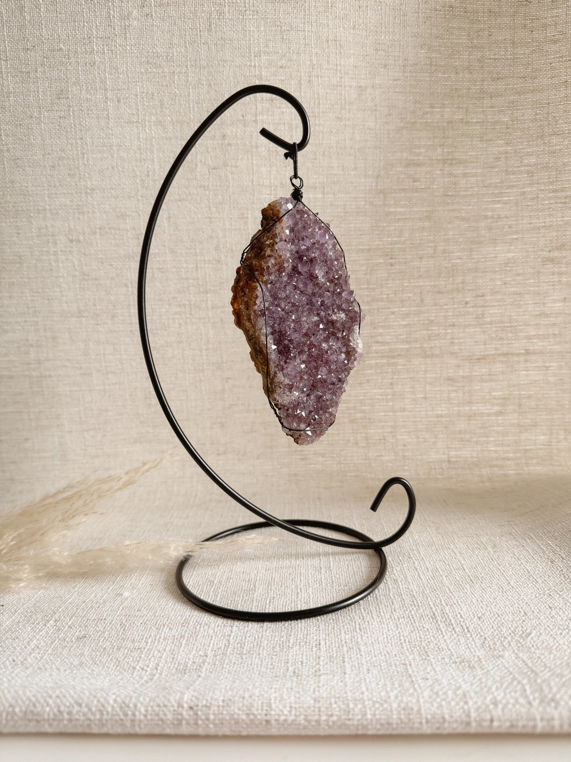 Amethist met houder