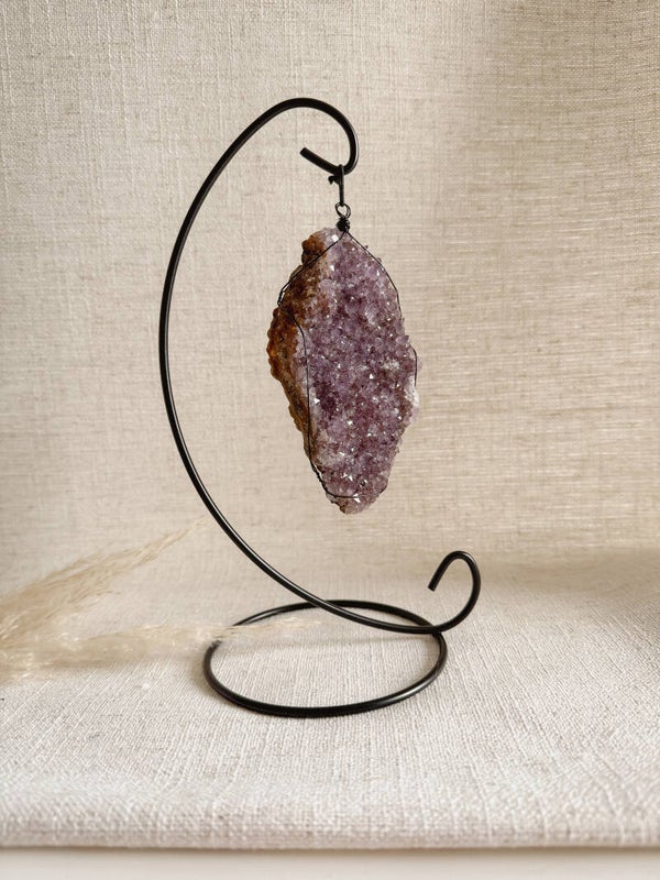 Amethist met houder