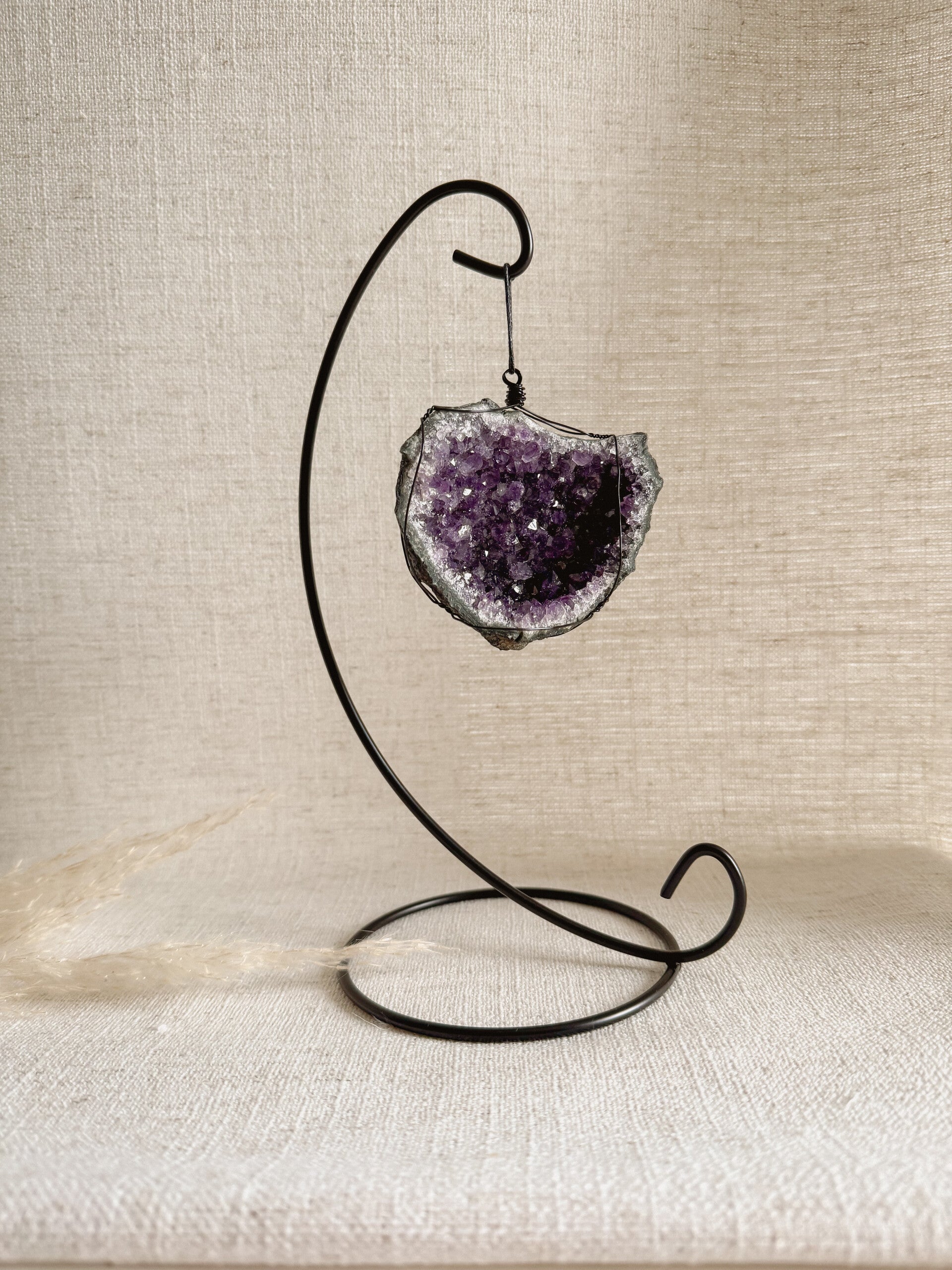 Amethist met houder