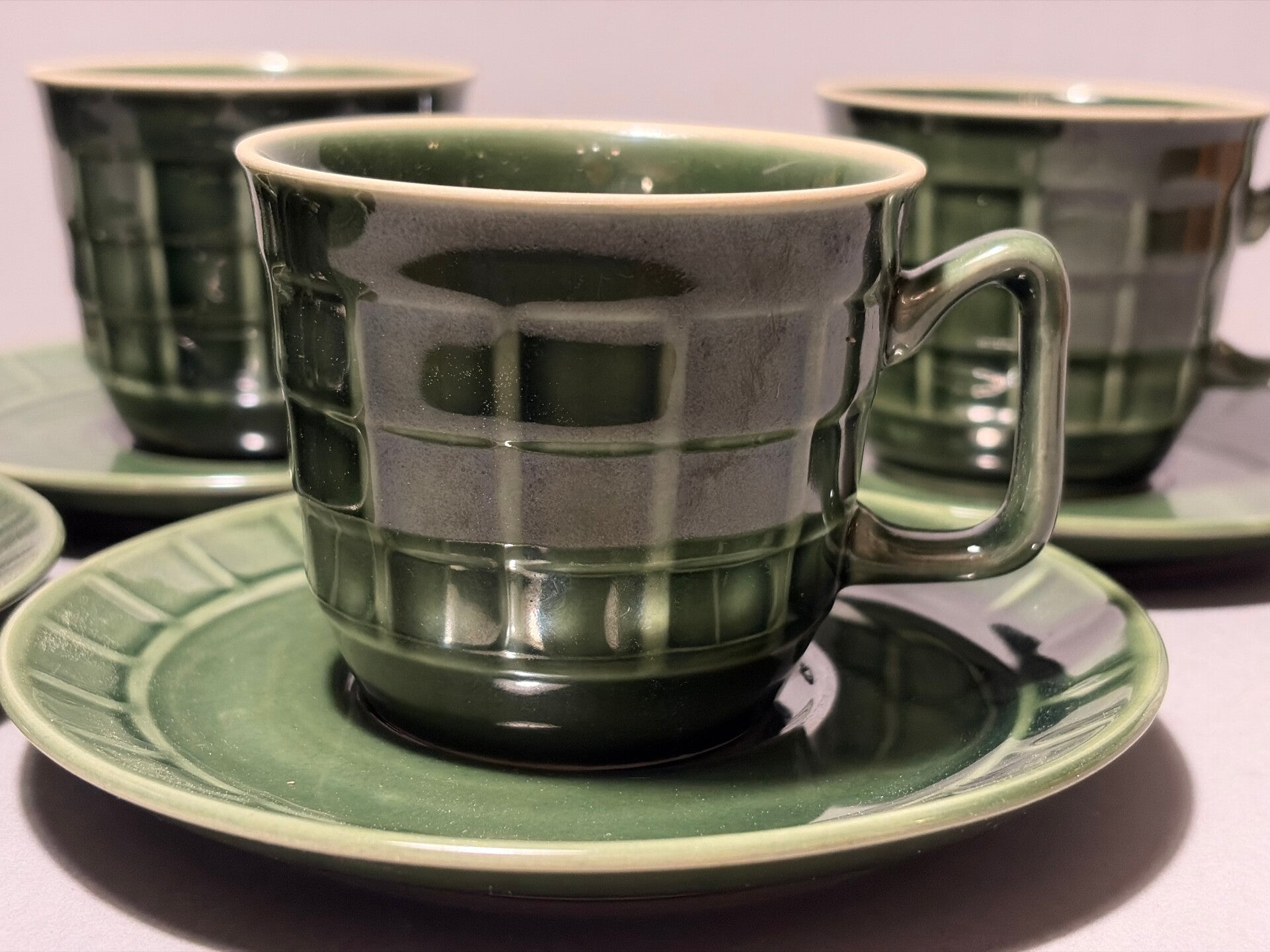 Filiżanka ze spodkiem Porcelit Pruszków