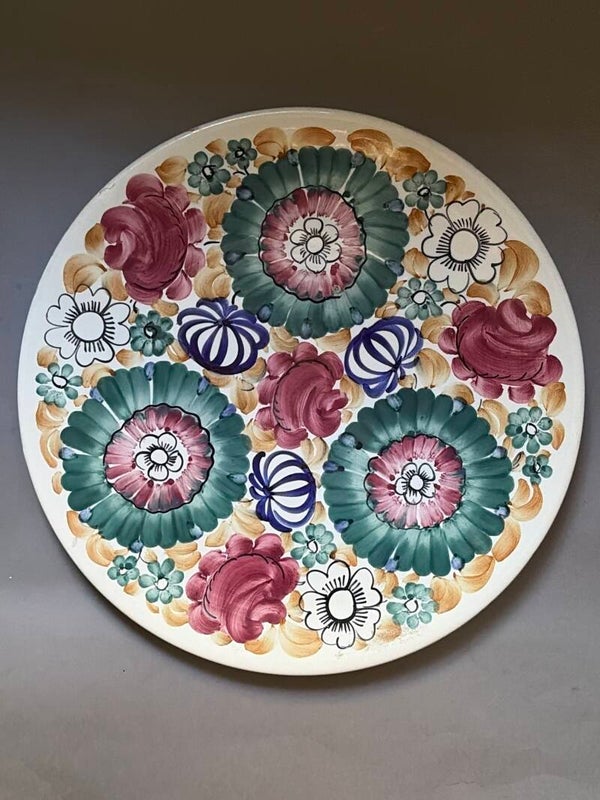 Fajans Włocławek talerz dekoracyjny 30,5 cm
