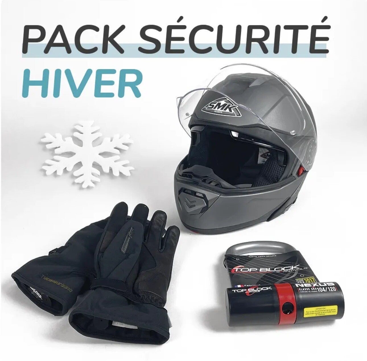 Pack Accessoires sécurité hiver scooter et moto Électrique