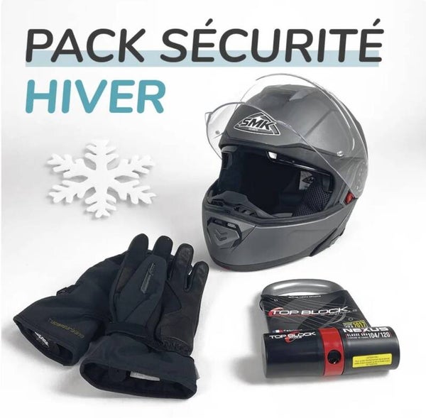 Pack Accessoires Sécurité Hiver Scooter et Moto Électrique