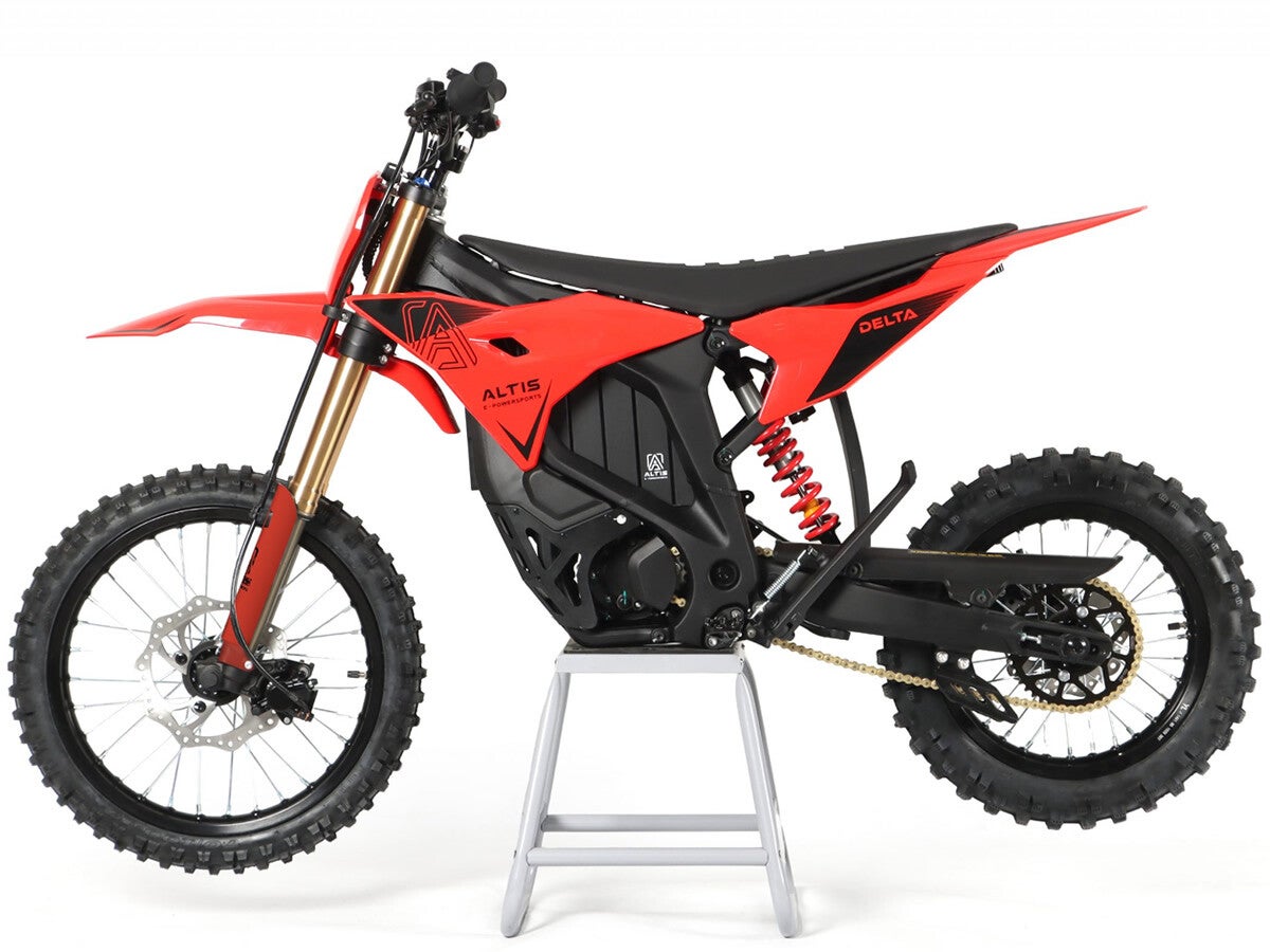 Moto-cross électrique Altis Delta Offroad rouge