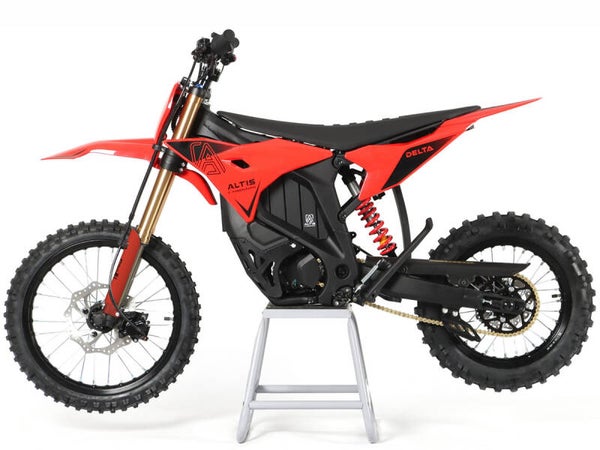 Moto-cross électrique Altis Delta rouge