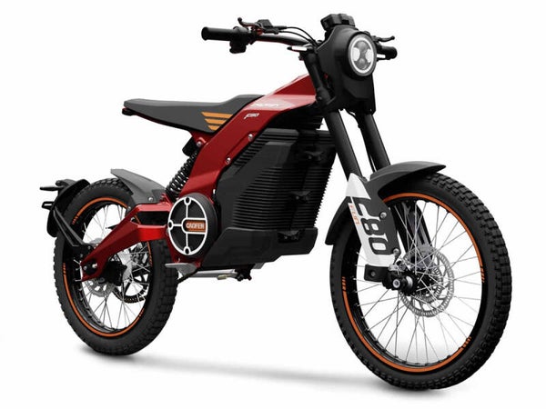 Moto électrique CAOFEN F80 125cc rouge
