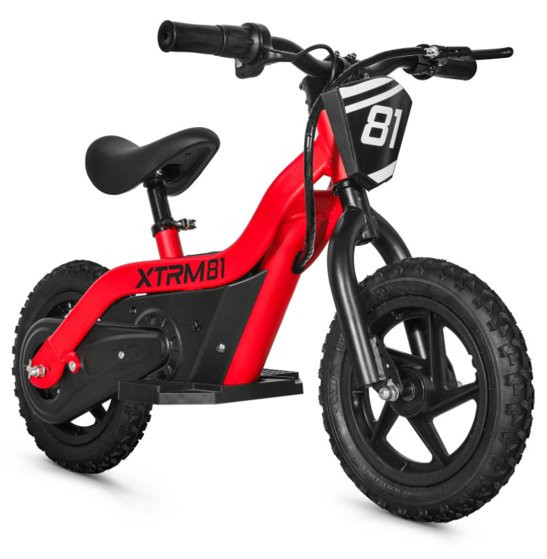 Draisienne électrique pour enfant DX 12 ROUGE