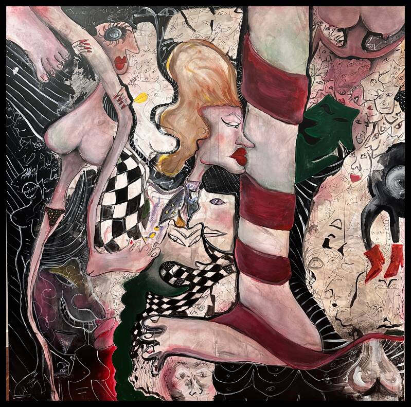 "Żargon" 200x200cm , 2024r.