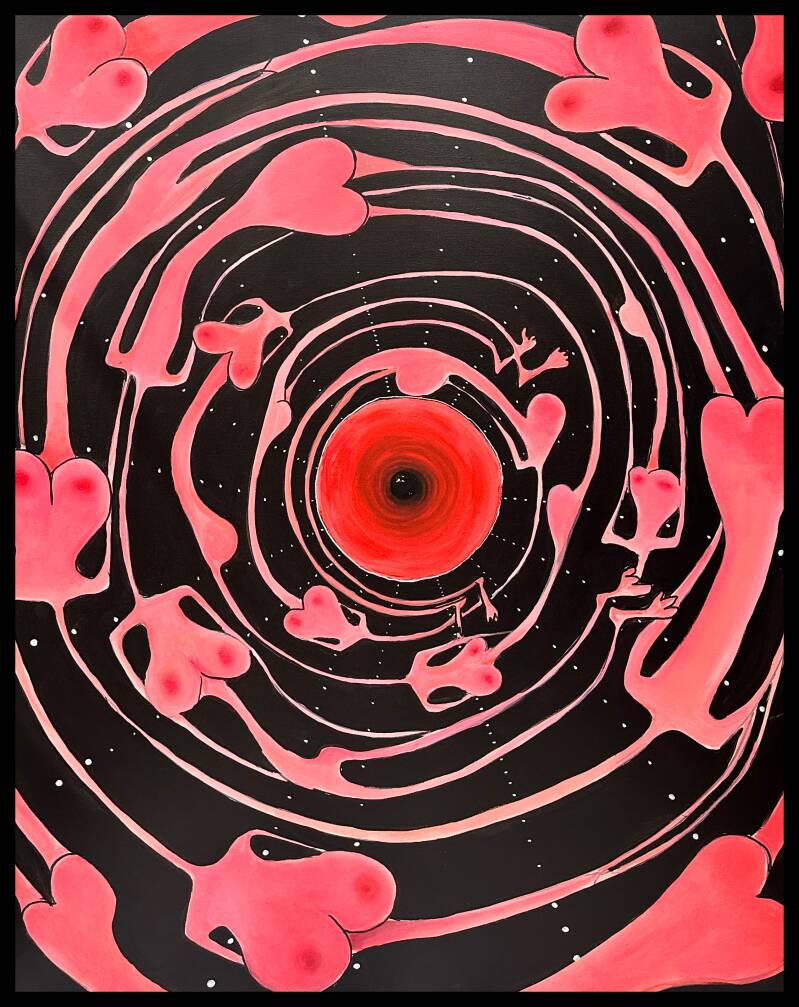 "Nieustannie" 100x120, 2025r.