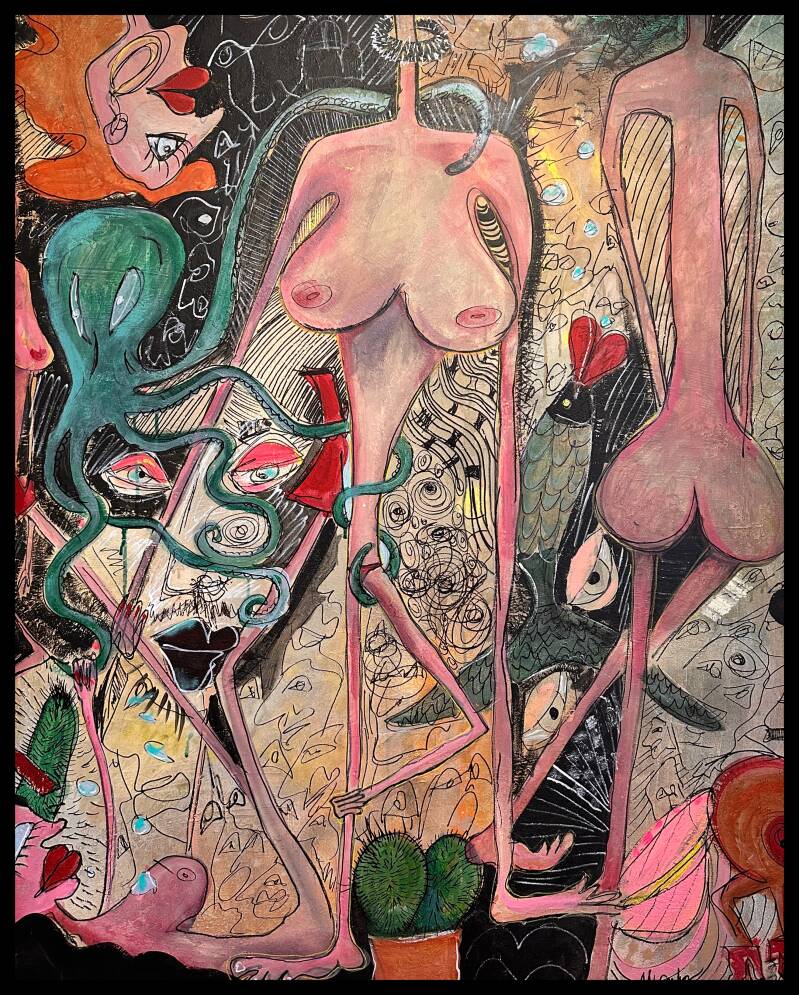 "Insomnia I "  100x120, 2025r.