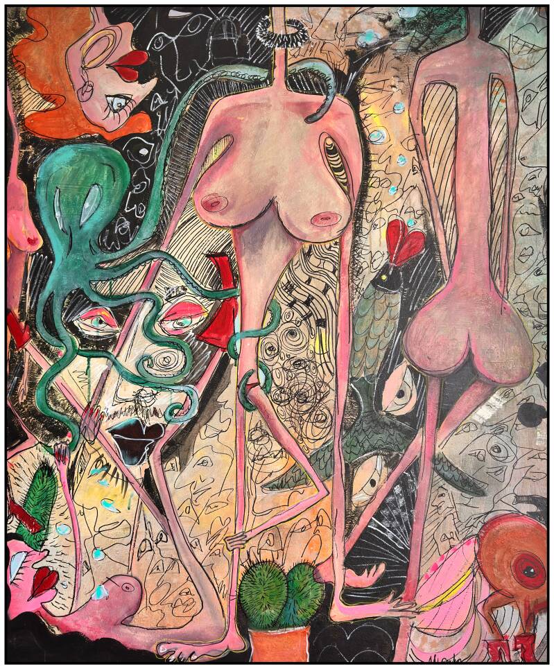 "Insomnia I "  100x120, 2025r.