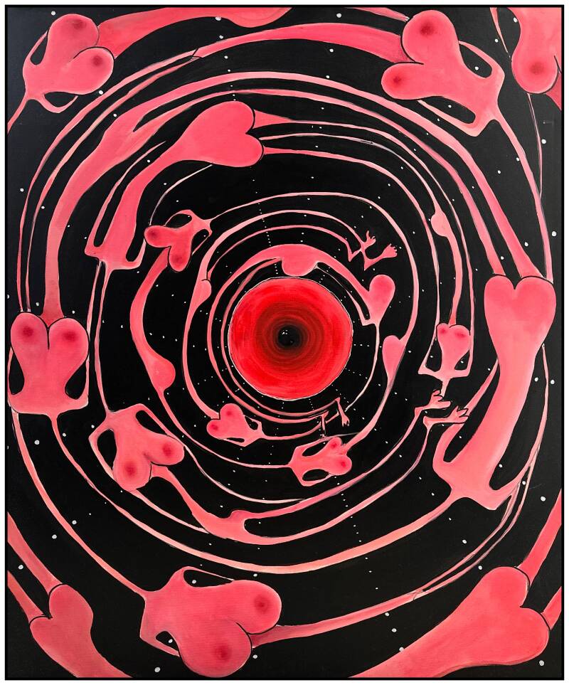 "Nieustannie" 100x120, 2025r.