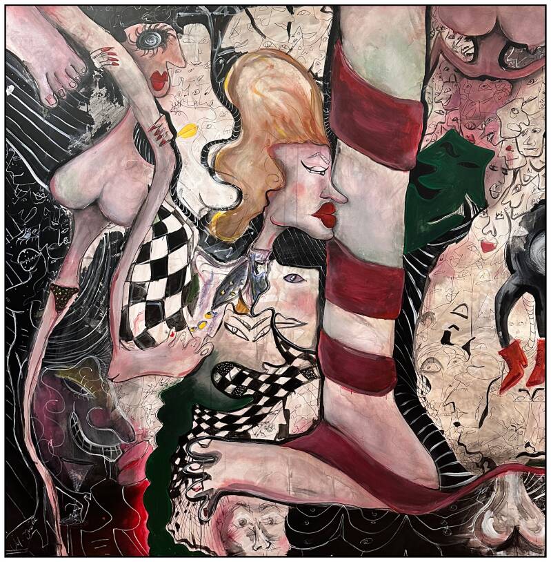 "Żargon" 200x200cm , 2024r.