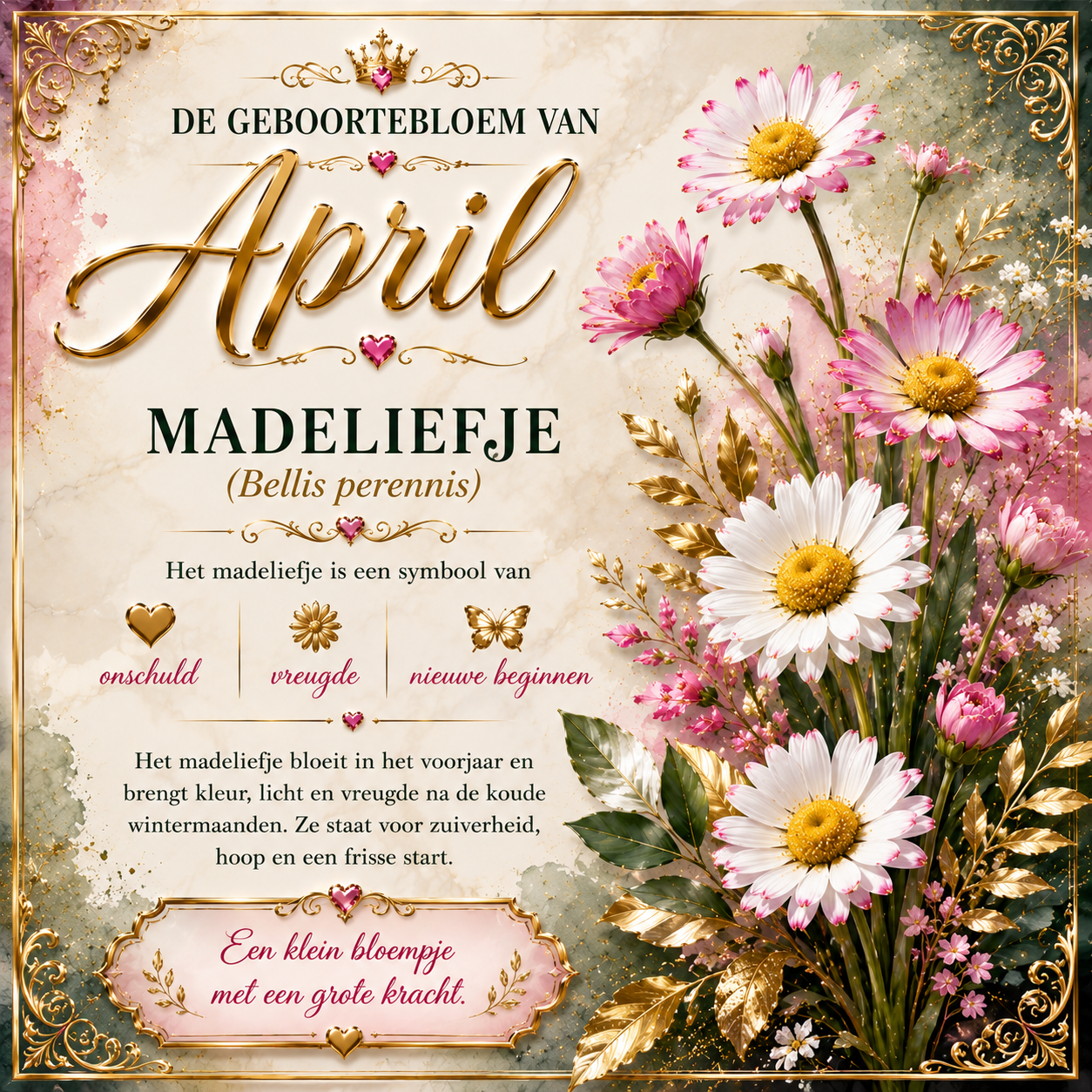Tegeltje April