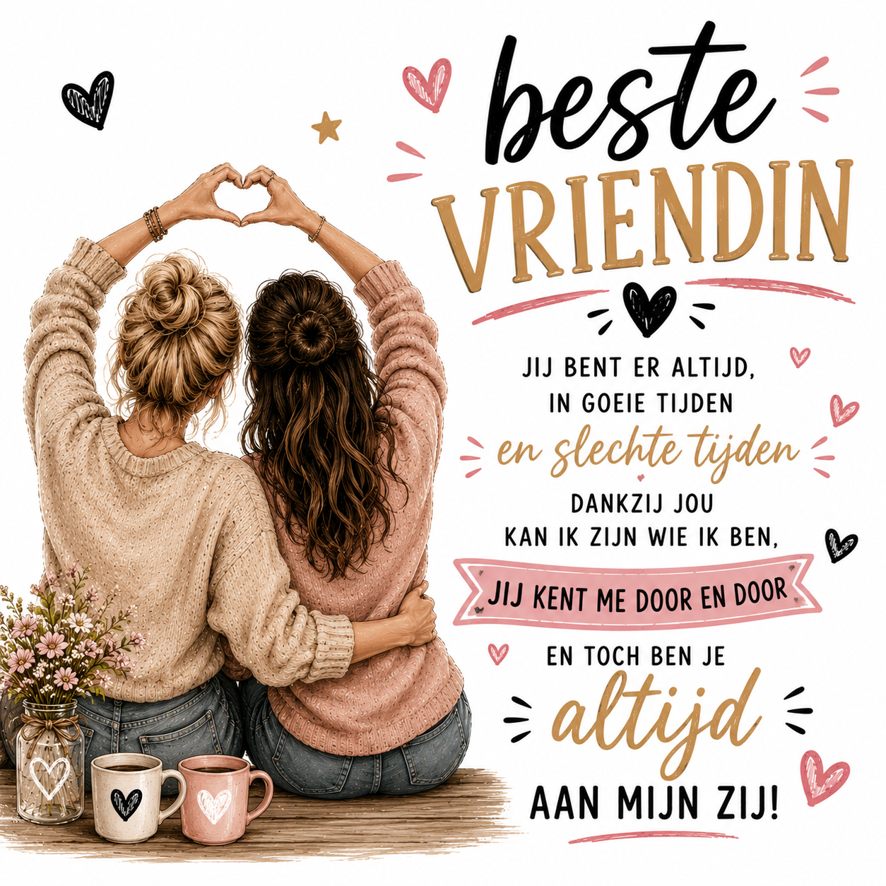 Tegeltje Beste vriendin