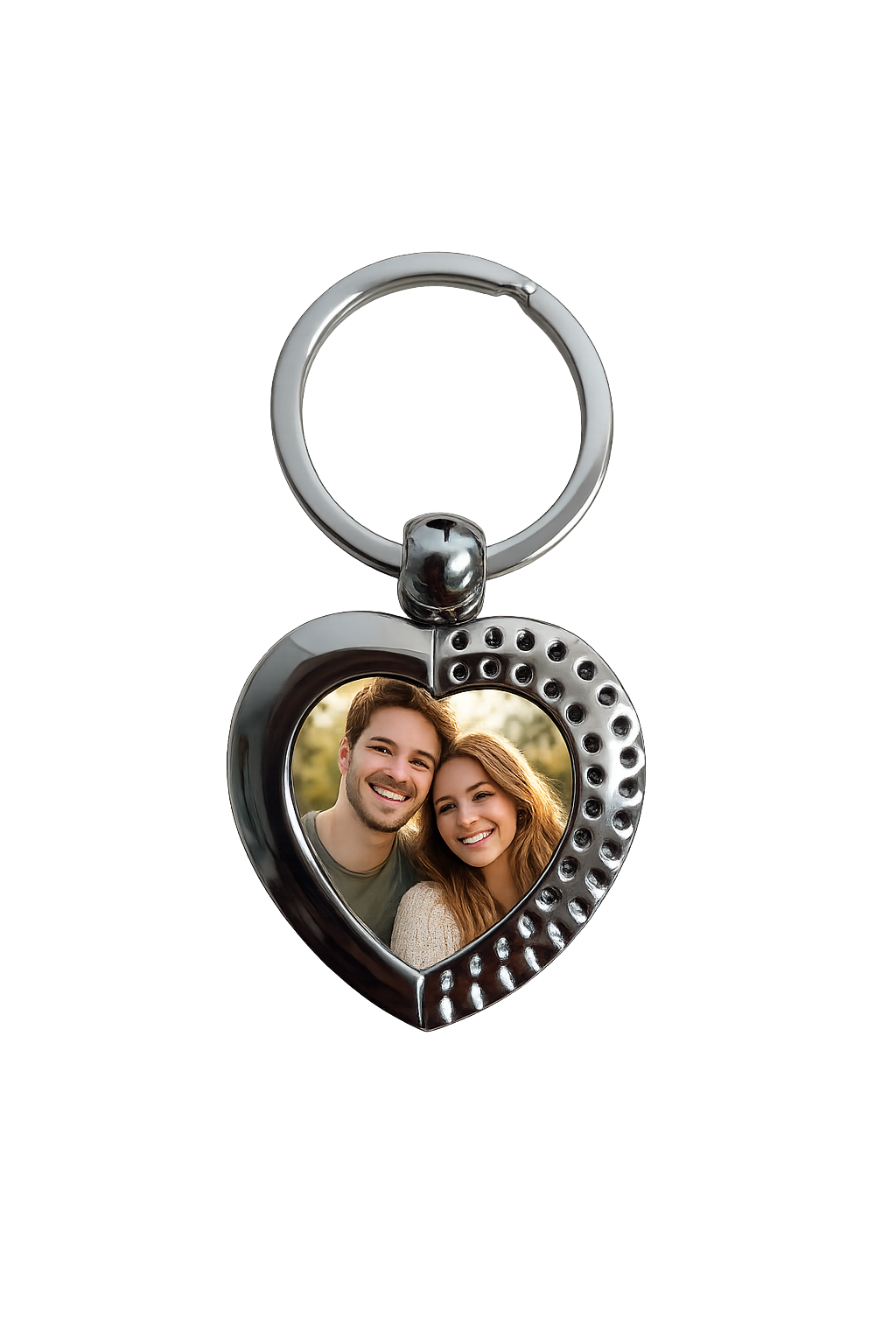 Sleutelhanger metaal hart