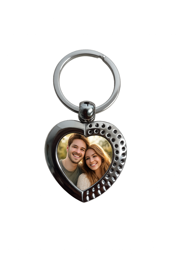 Sleutelhanger metaal hart