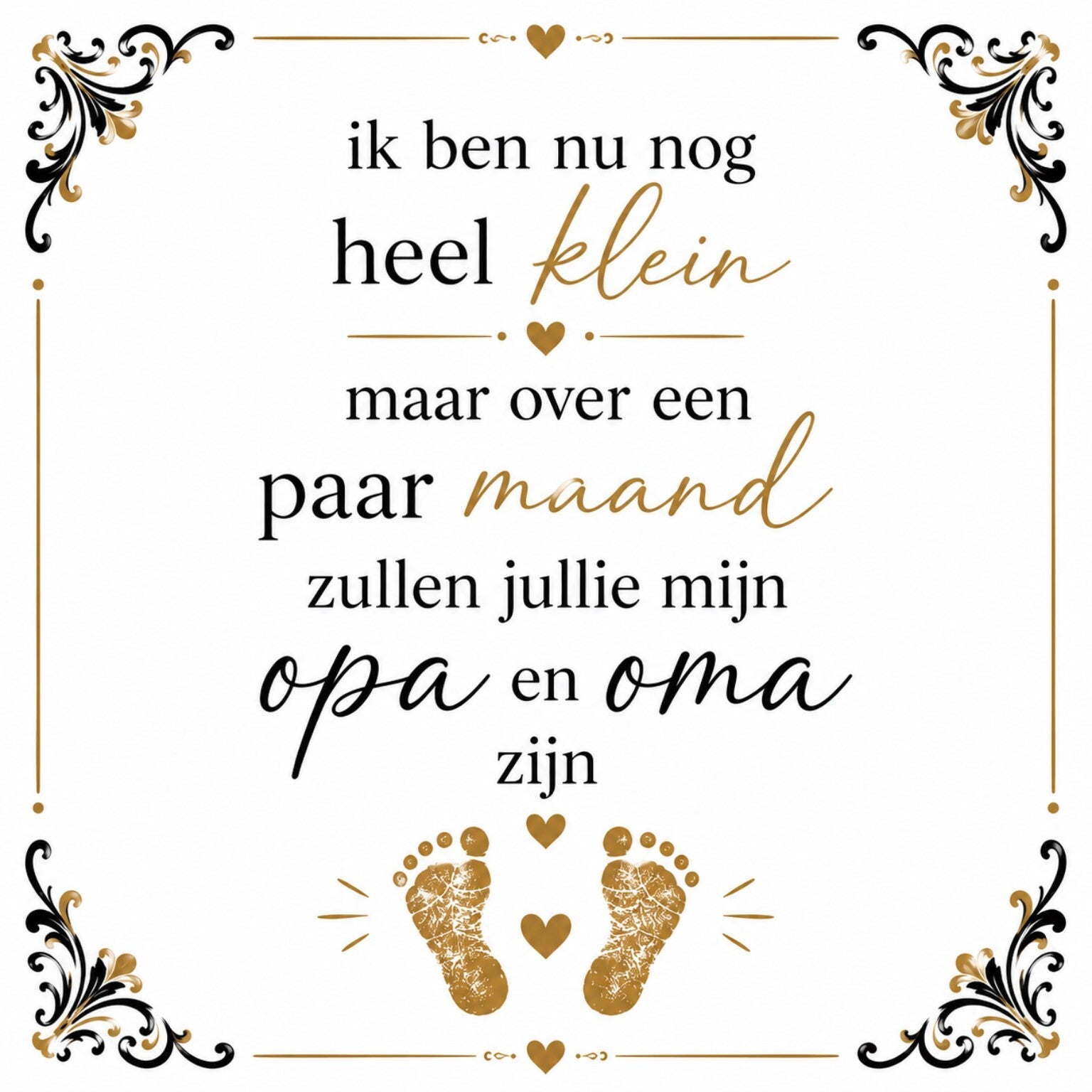 Tegeltje Opa & Oma