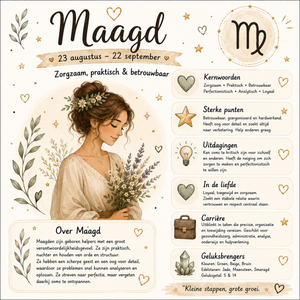 Tegeltje Maagd