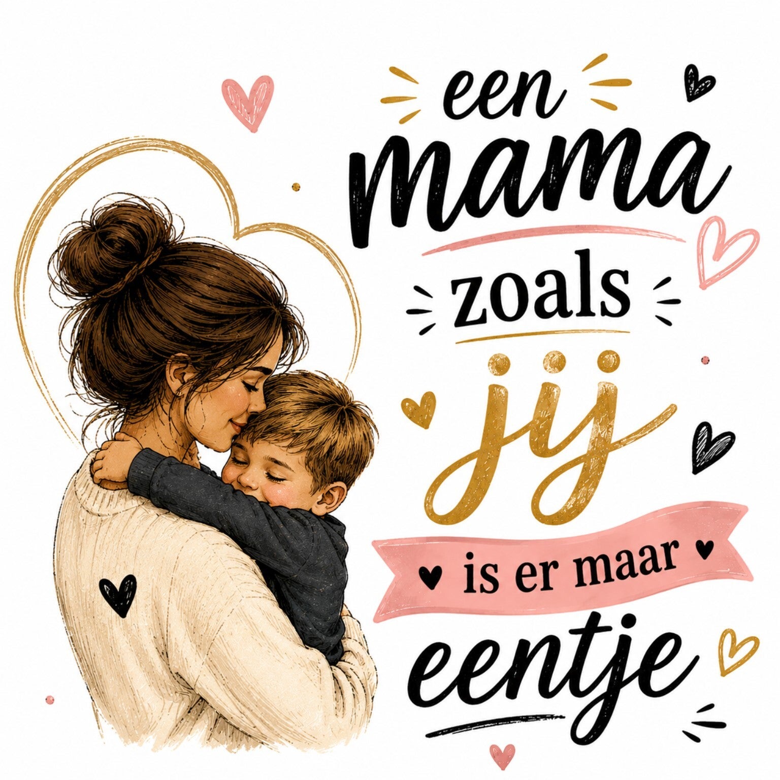 Tegeltje Mama --> jongen