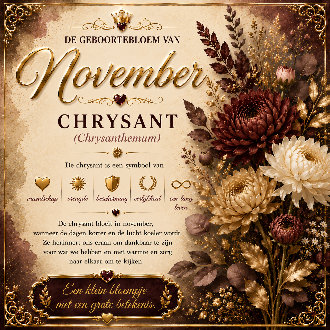 Tegeltje November