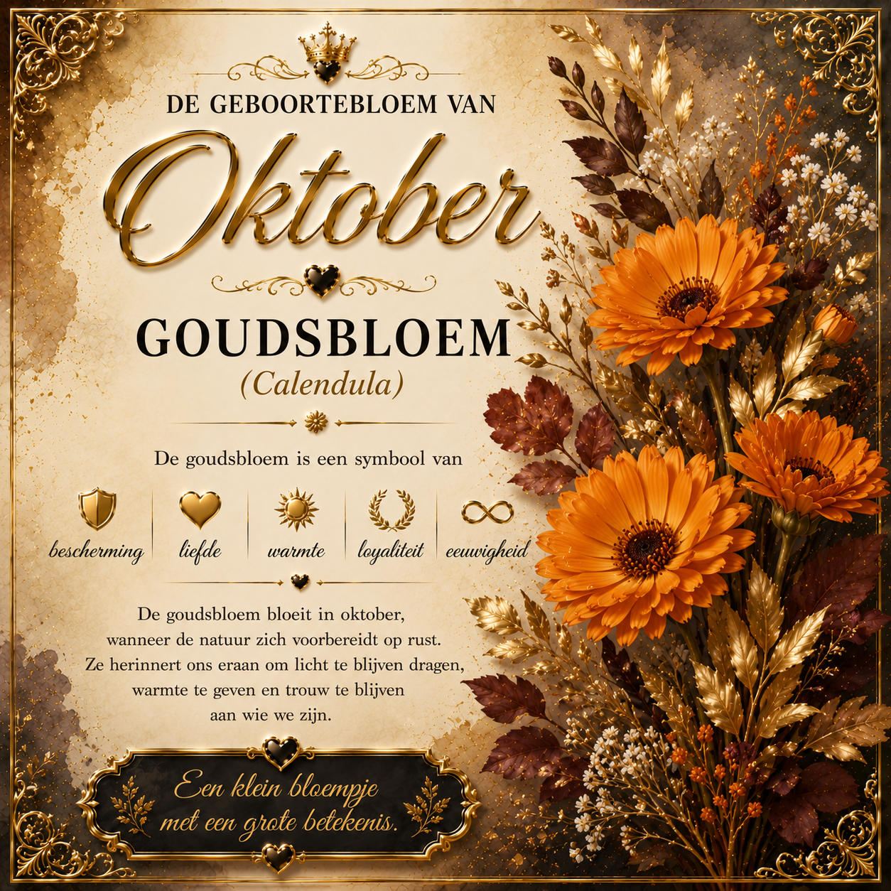 Tegeltje Oktober