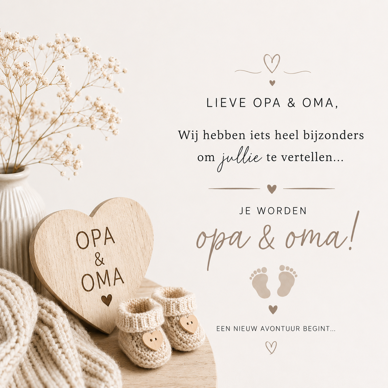 Tegeltje Voor opa en oma