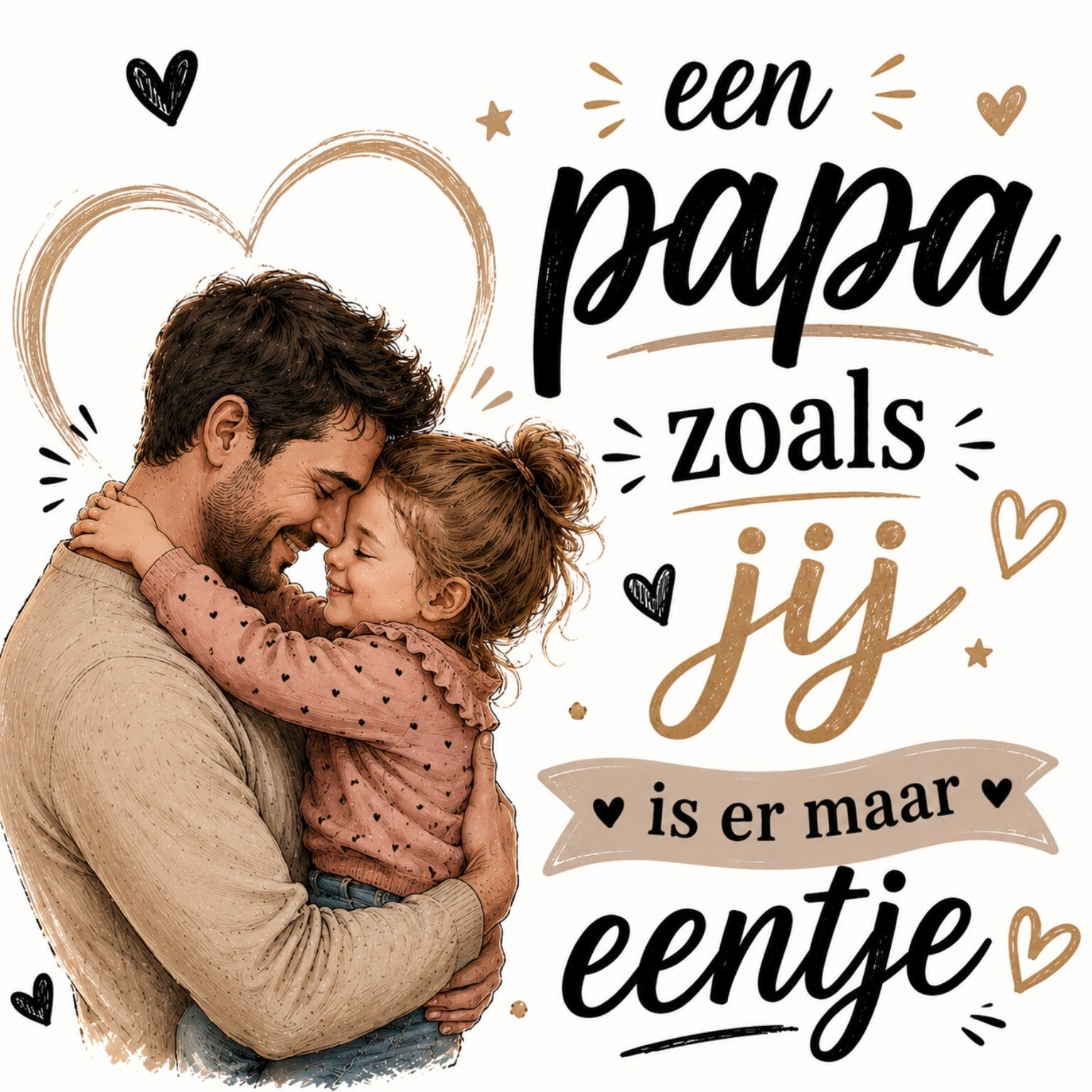 Tegel Papa --> meisje