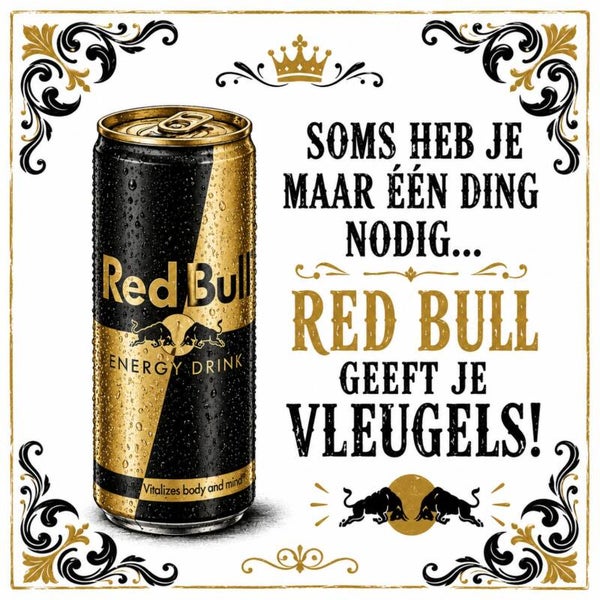 Tegeltje Red Bull