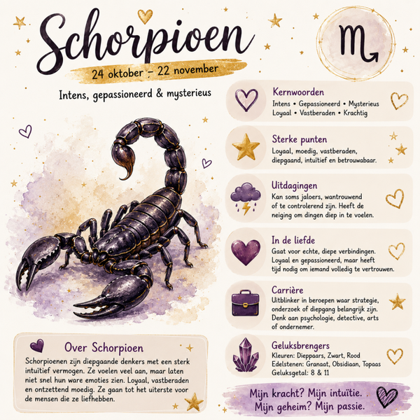Tegeltje Schorpioen