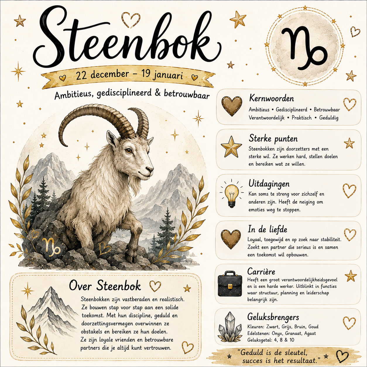 Tegeltje Steenbok