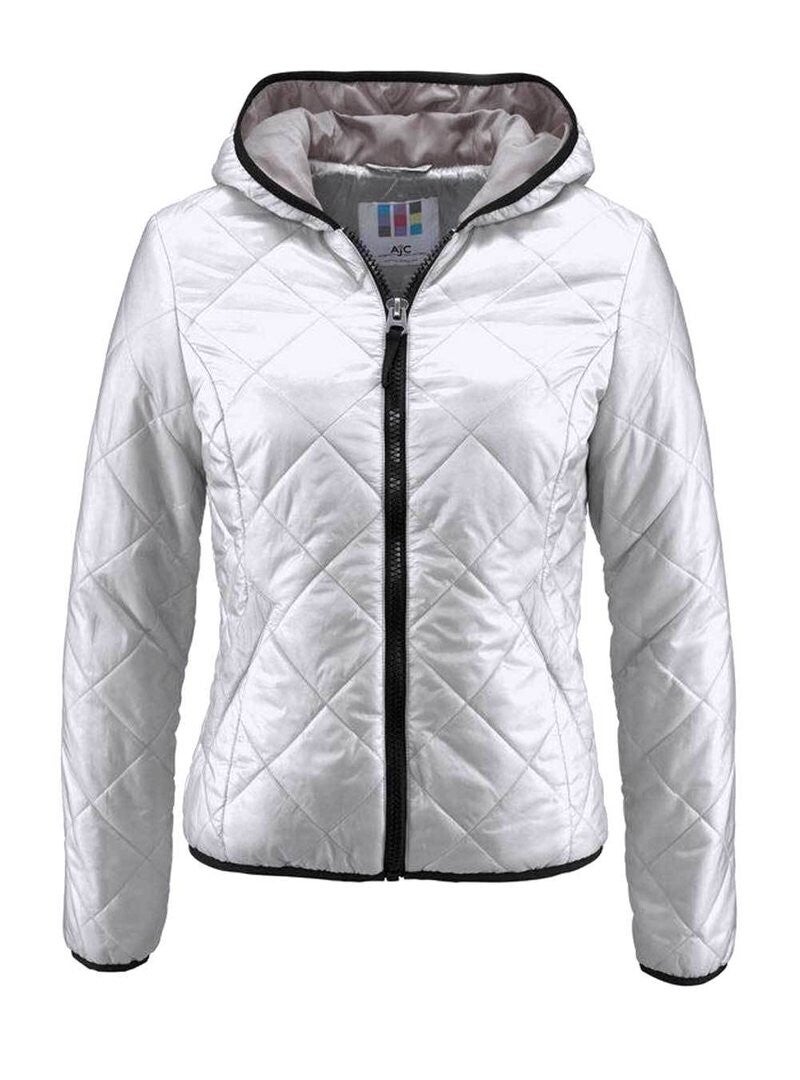 Steppjacke AJC silbergrau gr 40 + 42
