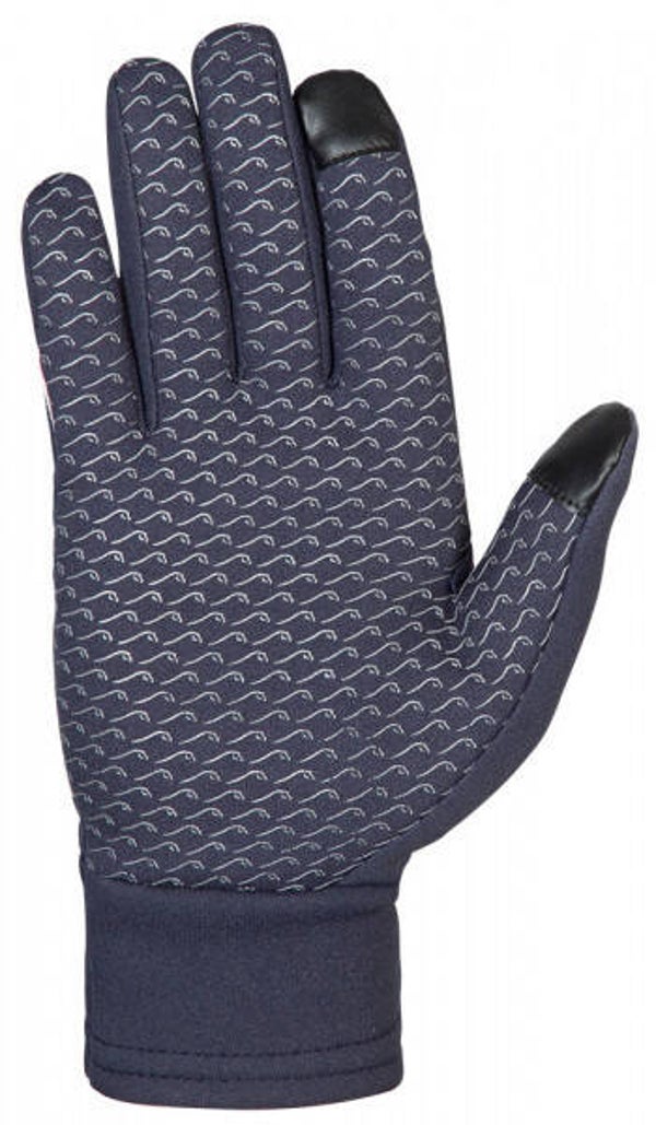 Kinder Winter Reithandschuh "Silicon" navy 10 + 12 Jahre Art.654