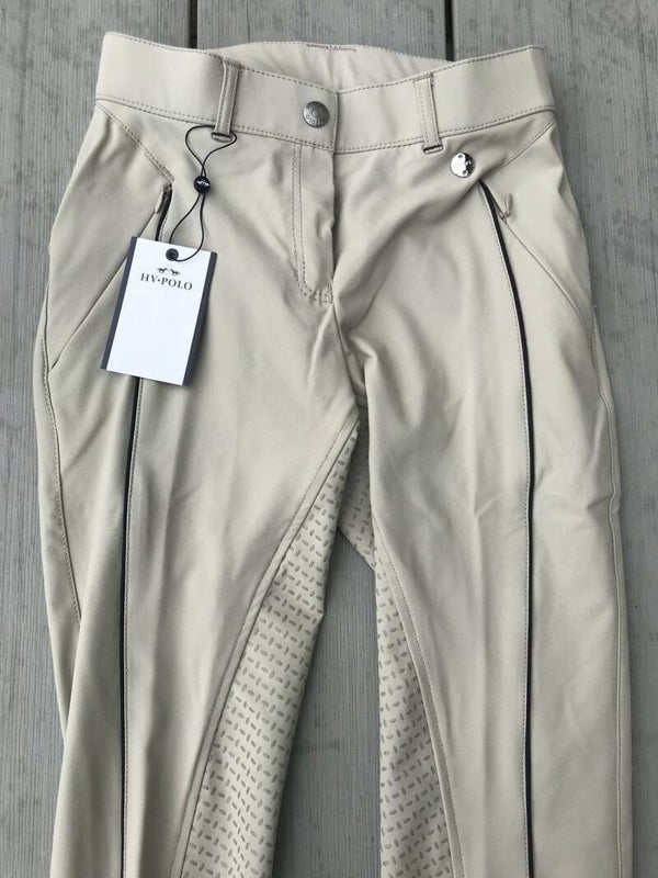 HV Polo Riding Madonna Reithose mit Vollbesatz Grip beige gr 34