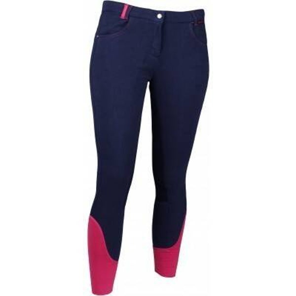 Reithose Vollbesatz HANNAH gr 38 dunkelblau mit Stretch