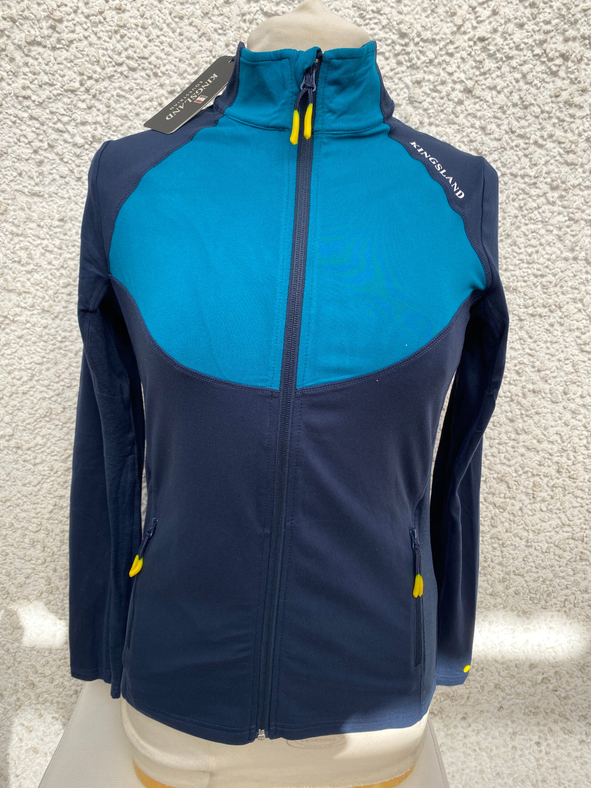 Kingsland Fleece Training Jacket Jeanine blue deep lagoongr S+ M + L Art.395