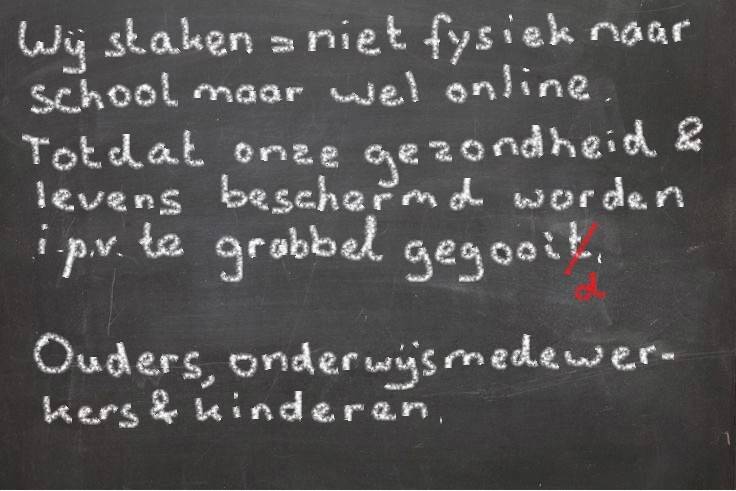 Wij staken = online les