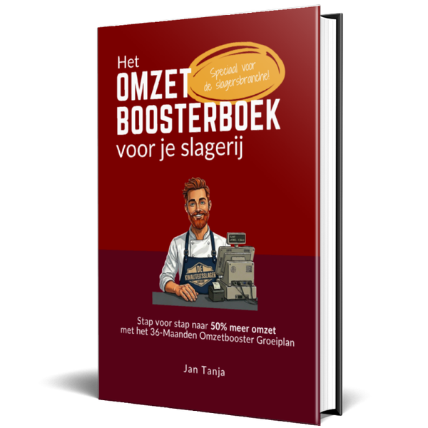 Het Omzetboosterboek voor je Slagerij (200 pagina's)