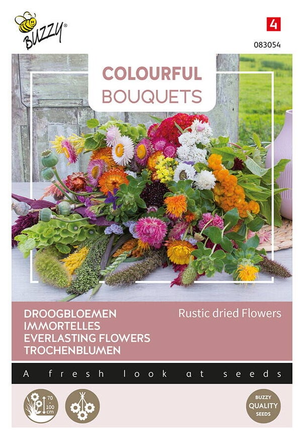 BUZZY | DROOG BLOEMEN ZADEN | RUSTIC DRIED FLOWERS